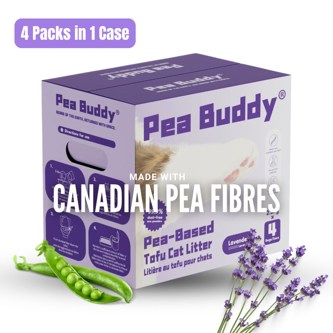 Pea Buddy® Pea-Based Tofu Cat Litter (Lavender)