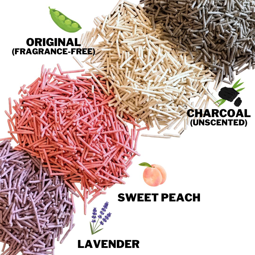 Pea Buddy® Pea-Based Tofu Cat Litter (Sweet Peach)