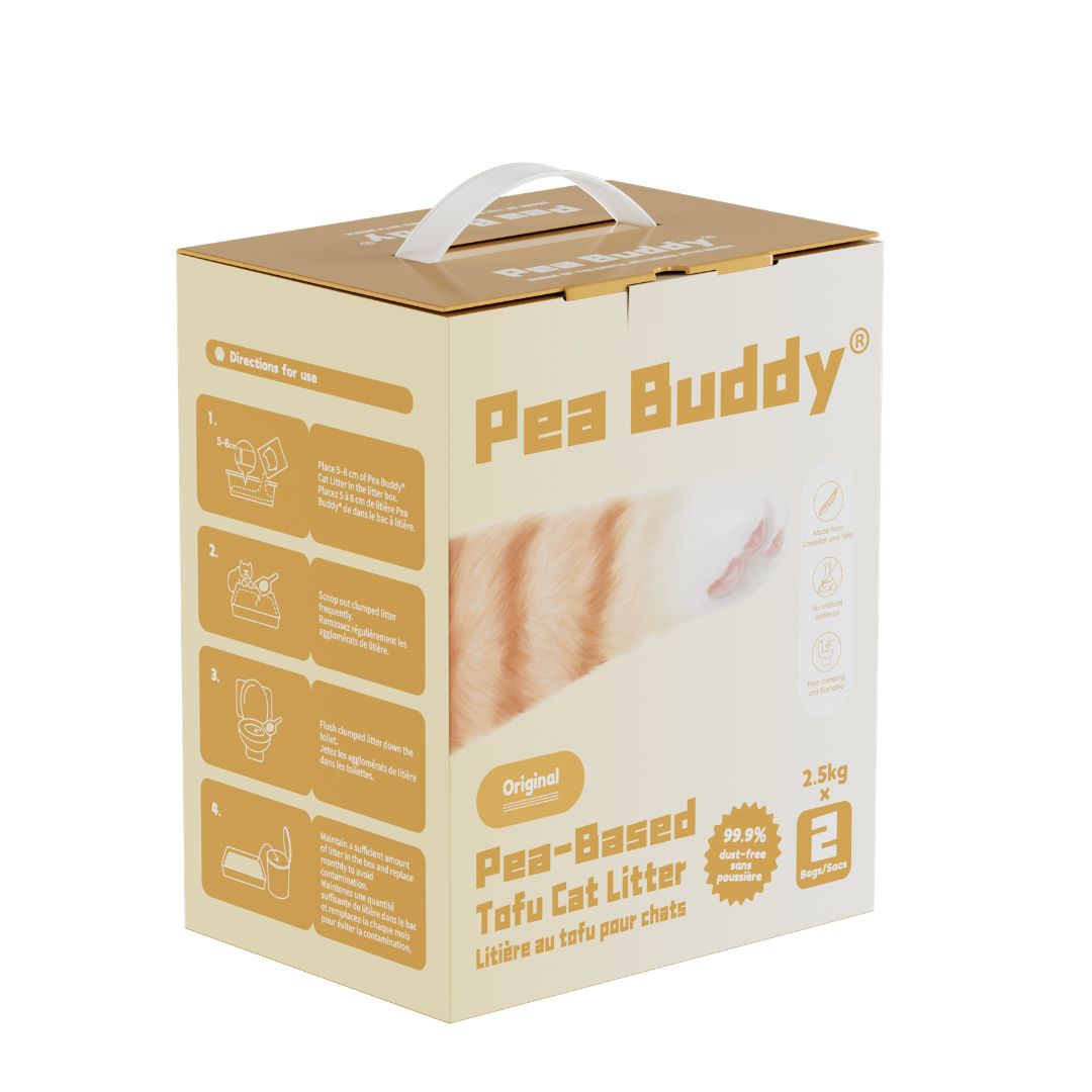 Pea Buddy® Pea-Based Tofu Cat Litter (Original)