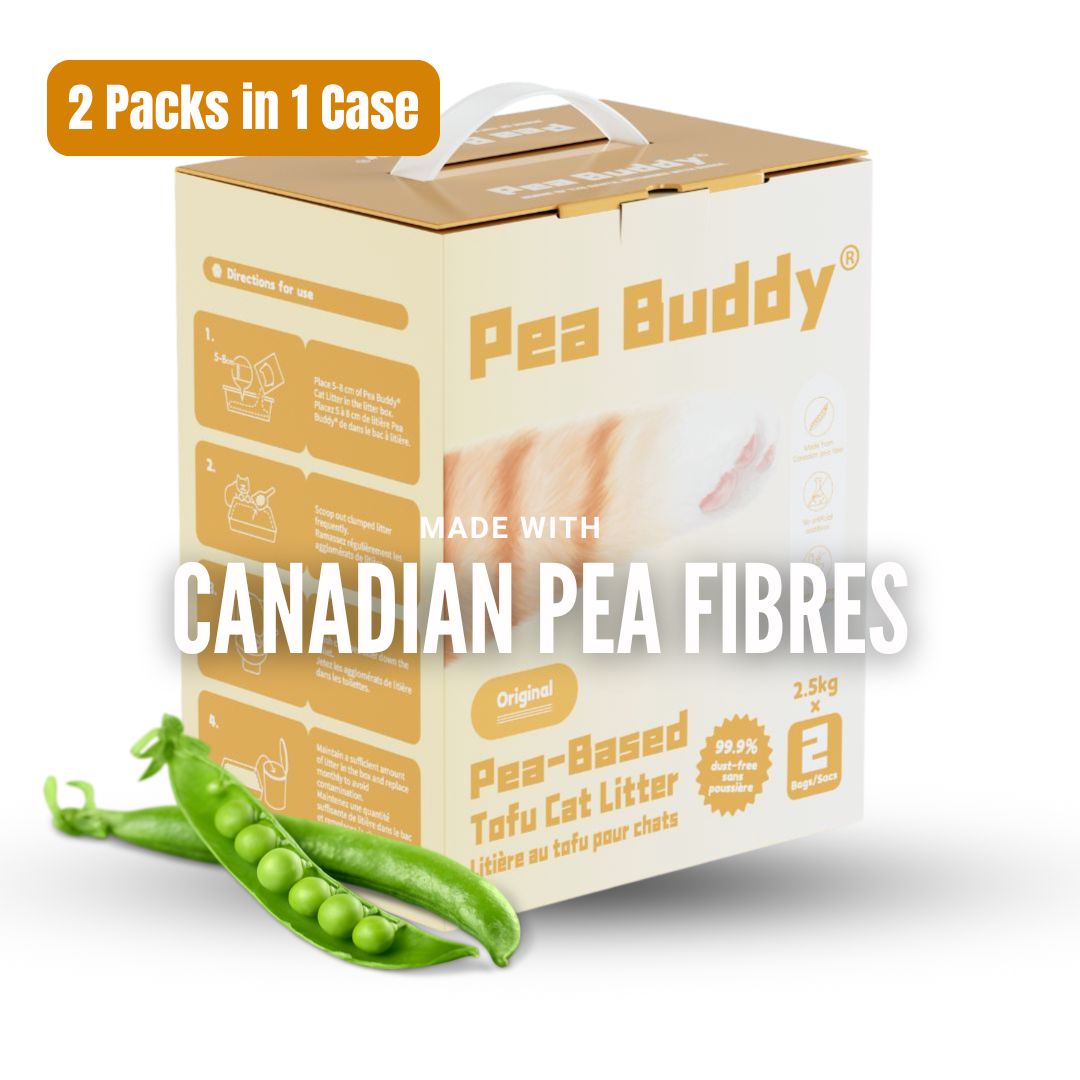 Pea Buddy® Pea-Based Tofu Cat Litter (Original)